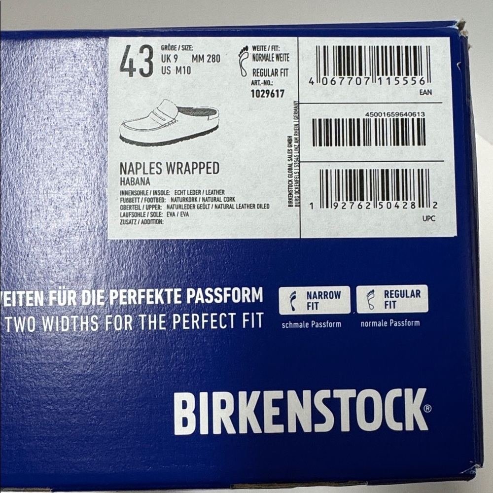 Birkenstock Naples Wrapped Havana, Regular Fit - New - Picture 9 of 9